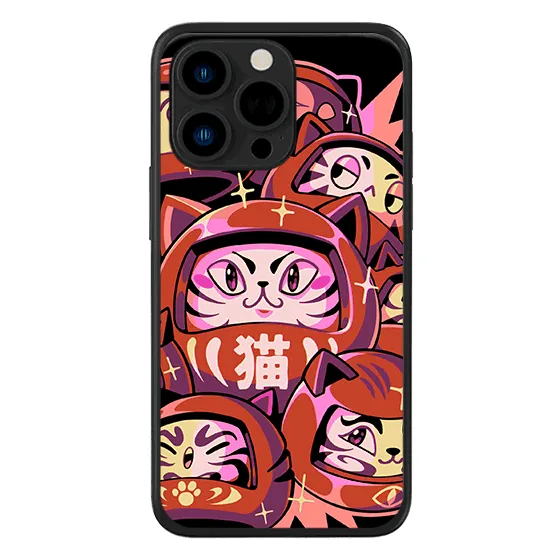 Daruma Cat LED Case for iPhone