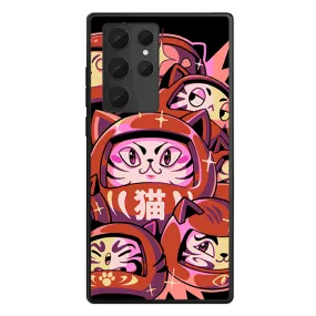 Daruma Cat LED Case for Samsung