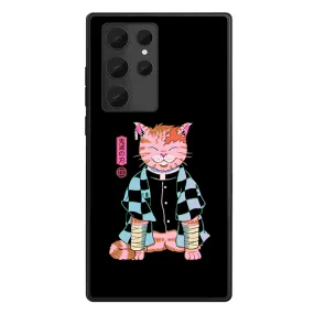 Demon Slayer Cat LED Case for Samsung