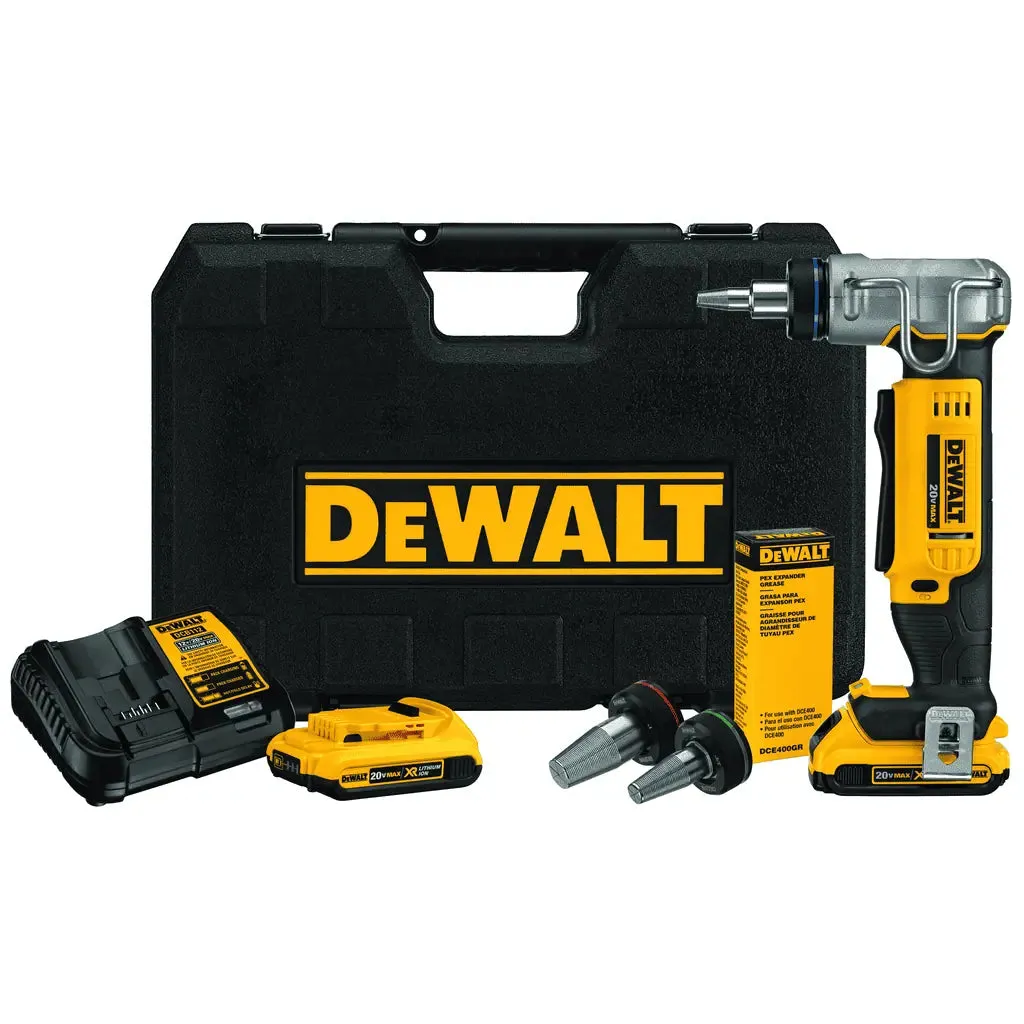 DeWalt 20V MAX* 1"Cordless PEX Expander Tool Kit