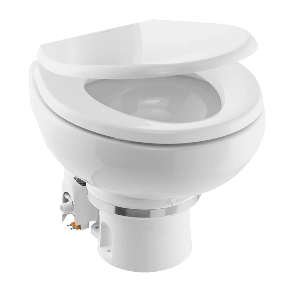 Dometic MasterFlush MF 7120 - White - Electric Macerating Toilet w/Orbit Base  Slow Close Seat - Freshwater - 12V [9610007270]