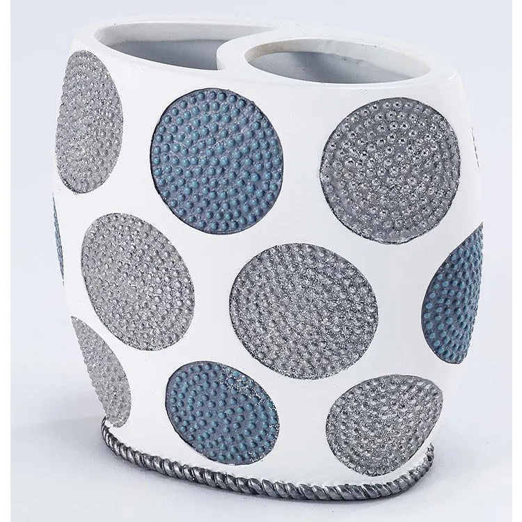 Dotted Circles Toothbrush Holder