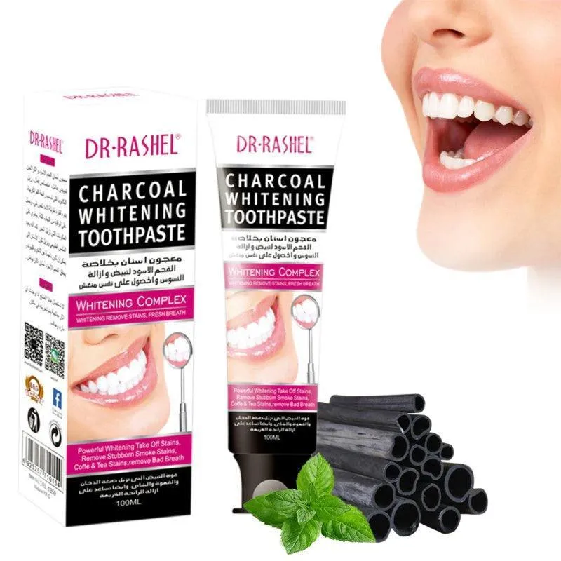 Dr.Rashel Charcoal Whitening Toothpaste - 100ml