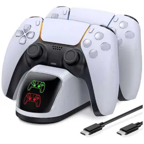 Dual Controller Charging Station for PS5