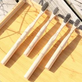 Eco-Friendly Natural Bamboo Charcoal Toothbrushes 5 Packs