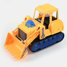 Electric 360 Rotation Musical LED Bulldozer Construction Car Kids