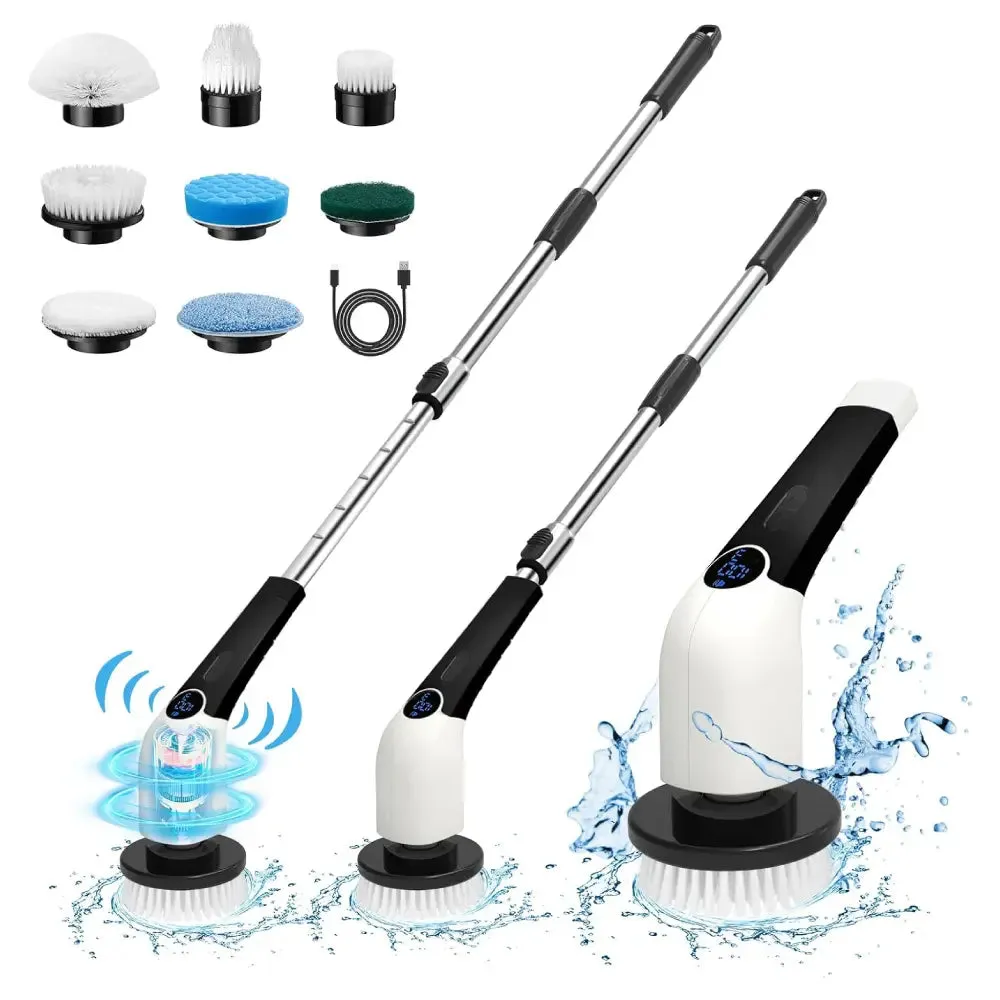 Electric Bathroom Spin Scrubber