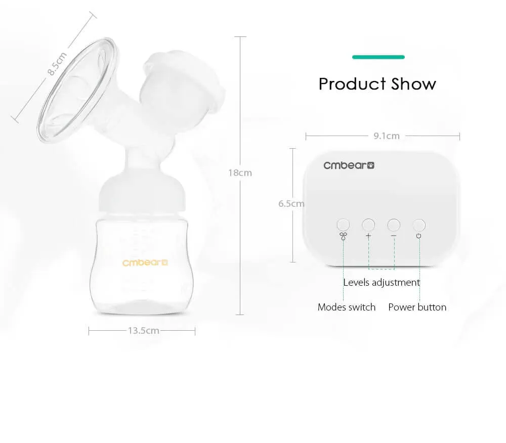 Electric Breast Pump BPA Free