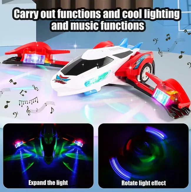 Electric Deformation Rotating Car With Light & Sound