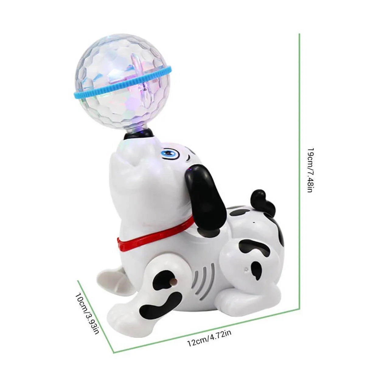 Electric Dog Dancing & Rotating Dog With Ball Kids Electric 3D Light Dog Pet