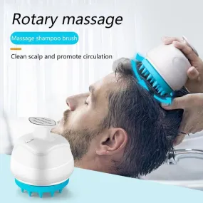 Electric Rotating Shampoo Brush Head Massager Automatic Kneading