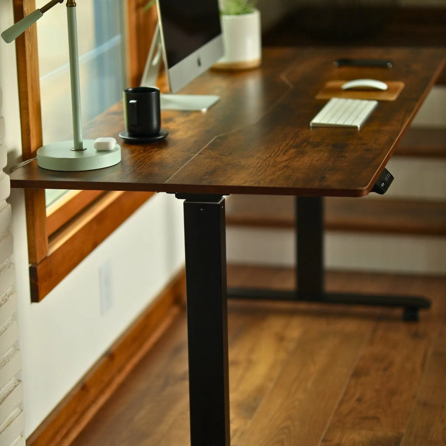 Electric Standing Desk w/ Wireless Charger - 63" Width x 30" Depth