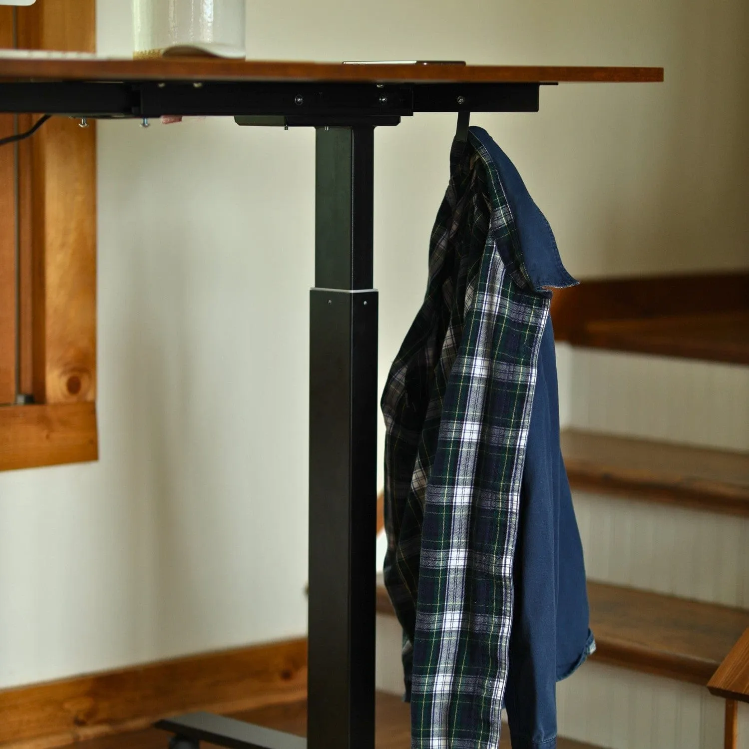 Electric Standing Desk w/ Wireless Charger - 63" Width x 30" Depth