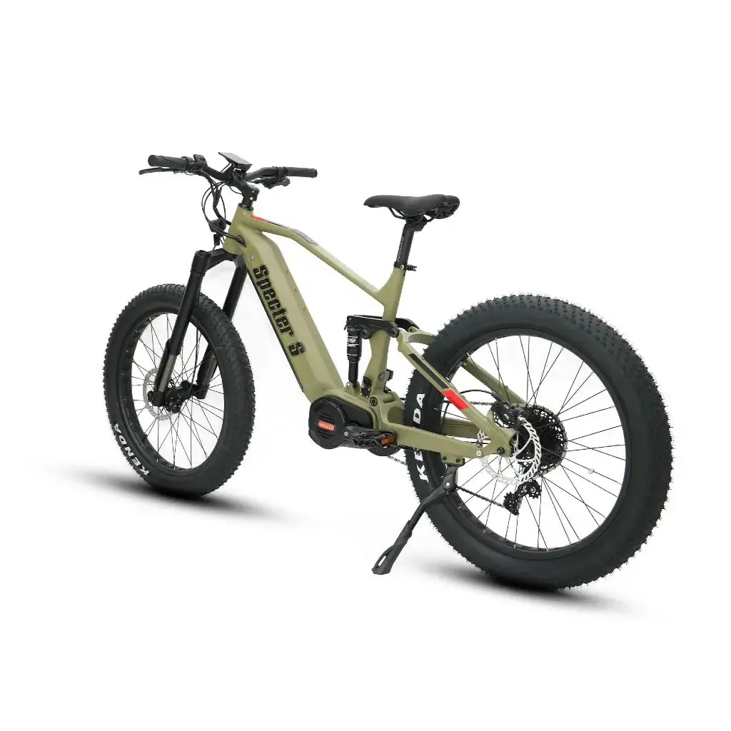 Eunorau Specter S 48V 1000W Full Suspension Dual Battery Electric Hunting Mountain Bike