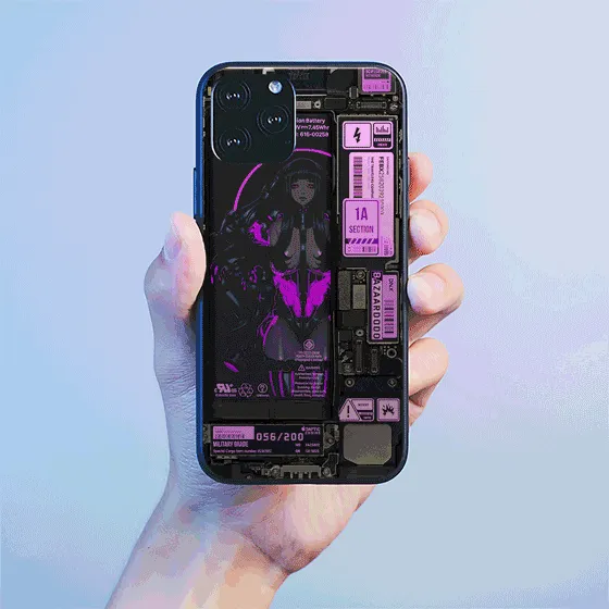 Femme Fatale Industrial LED Case for iPhone