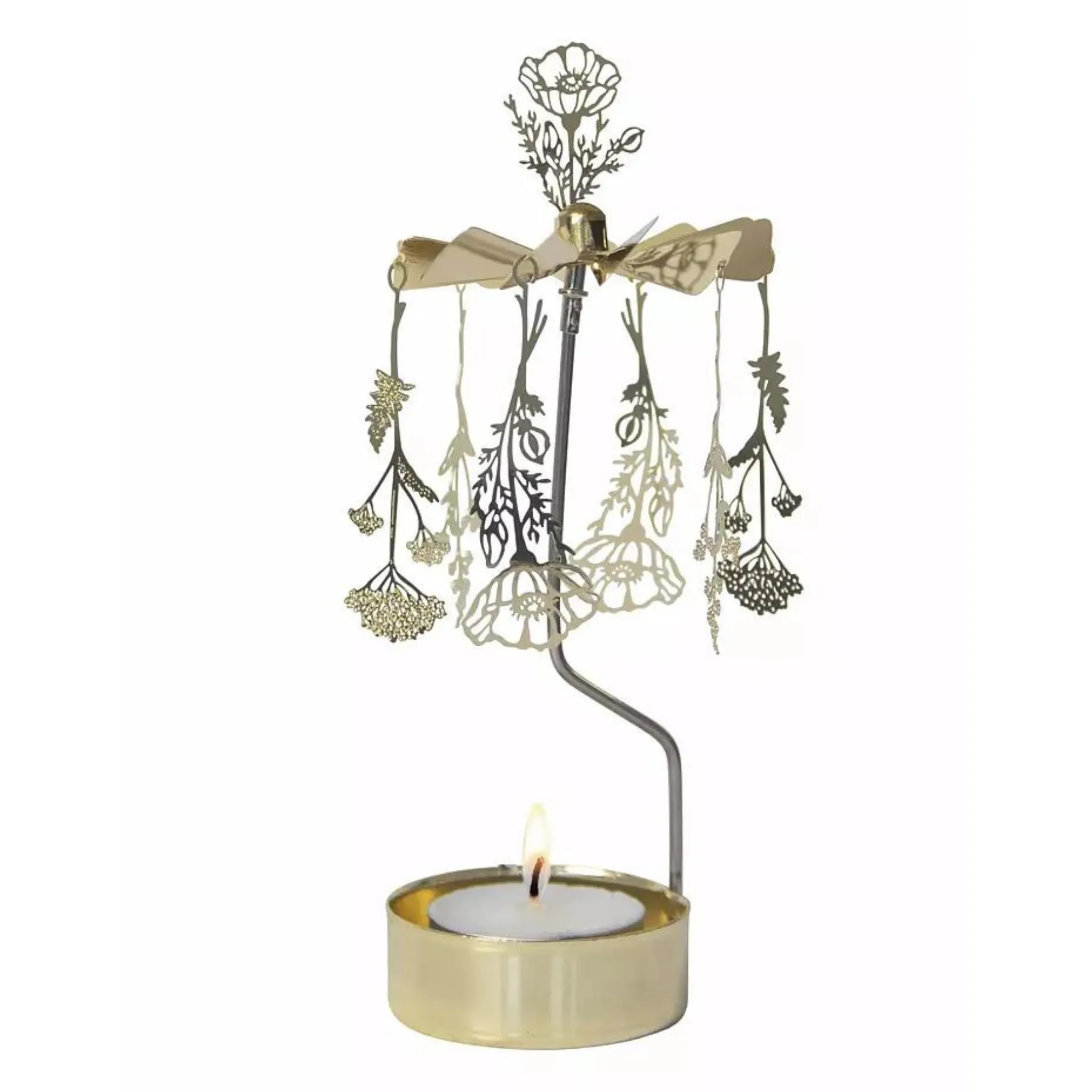 Flora - Rotating Carousel Candle Holder