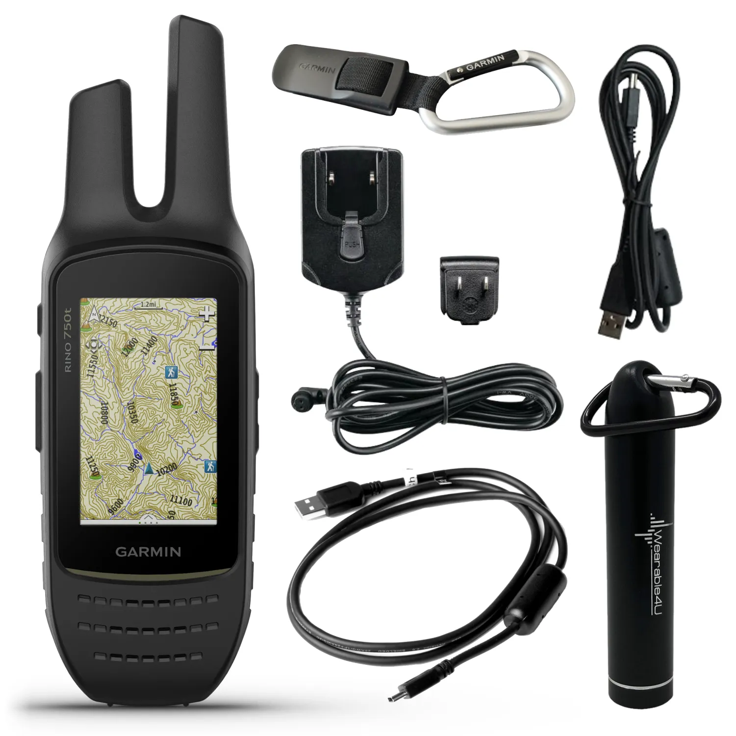 Garmin Rino 750t Two-Way Radio with Topo Mapping