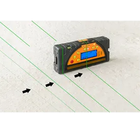 geo-FENNEL FLG 245HV Green TRACKING Rotating Laser Level with Tracking Receiver