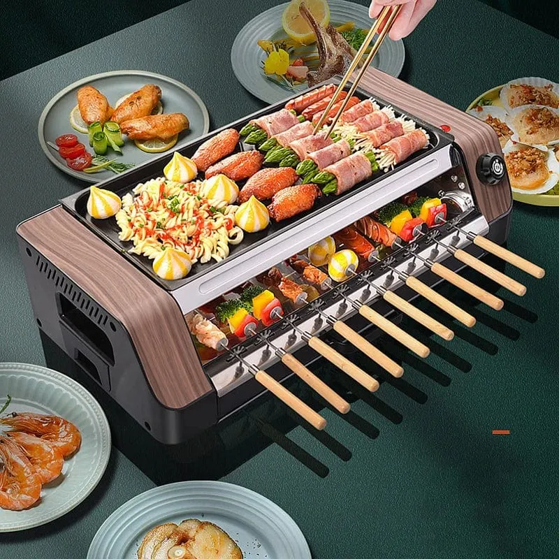 GrillMaster Pro360 Smokeless Rotating Electric BBQ Grill