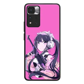 Gun Girl LED Case for Redmi