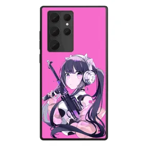 Gun Girl LED Case for Samsung