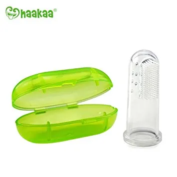 Haakaa Silicone Finger Brush Set 2pcs