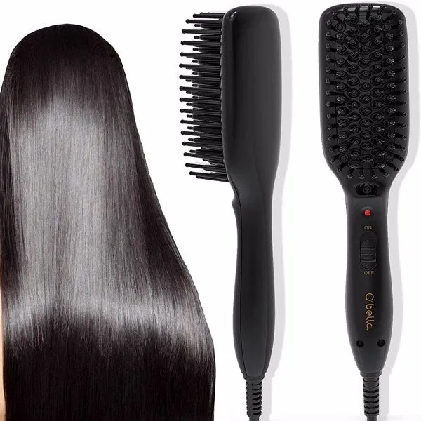 Hair Straightener Brush Hair Styler Electric Hot Comb