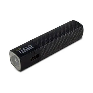 Halo Pocket Power Starlight 3000mAh Power Bank with Flash Light, Graphite