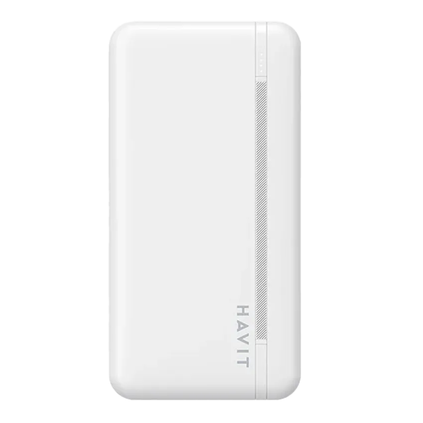 HAVIT Smart Portable Power Bank 10000mAh White with LED Indicator PB89