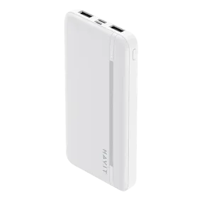 HAVIT Smart Portable Power Bank 10000mAh White with LED Indicator PB89