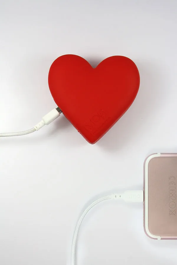 Heart Portable Charger