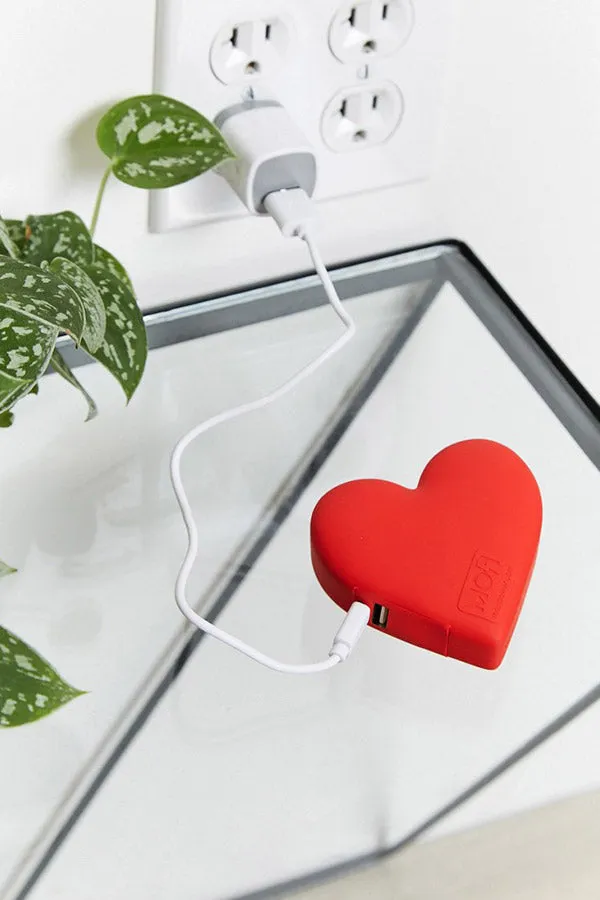 Heart Portable Charger