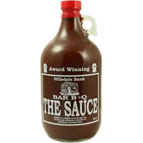 Hillsdale Bank Bar-B-Q The Sauce Hot 1/2 Gallon