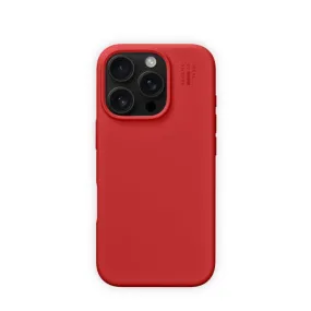 iDeal of Sweden - iPhone 16 Pro MagSafe Silicone Case Case Recycled (IDSICMS-I2461P-83) - Red