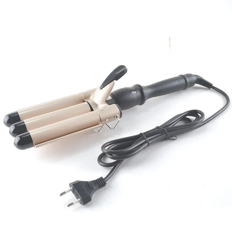 Ihongsen LCD Curling Iron Ceramic Curling Iron