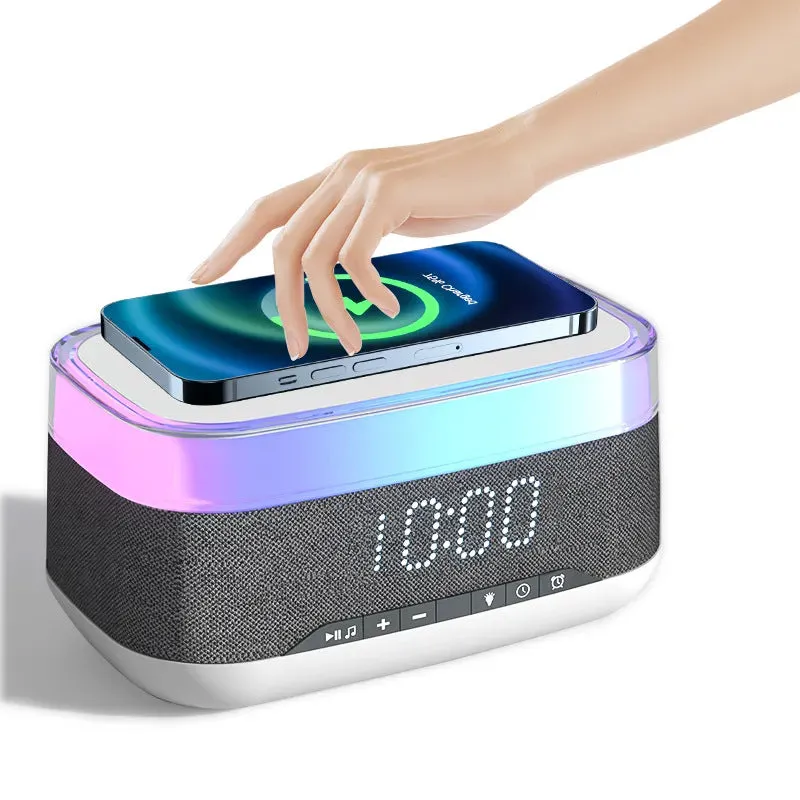 Intelligent Multifunctional Atmosphere Night Light Bluetooth Speaker Alarm Clock