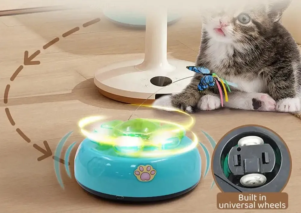 Interactive Cat Toy: Electric Rotating Teaser