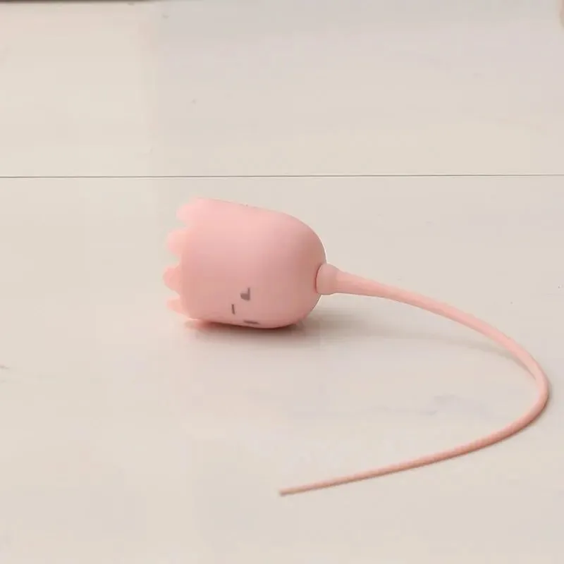 Interactive Electric Cat Teaser with Rotating Silicone Tail