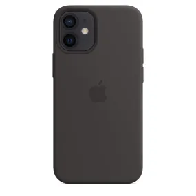 iPhone 12 mini Silicone Case with MagSafe - Black