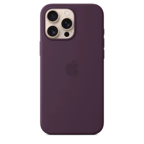 iPhone 16 Pro Max Silicone Case with MagSafe - Plum