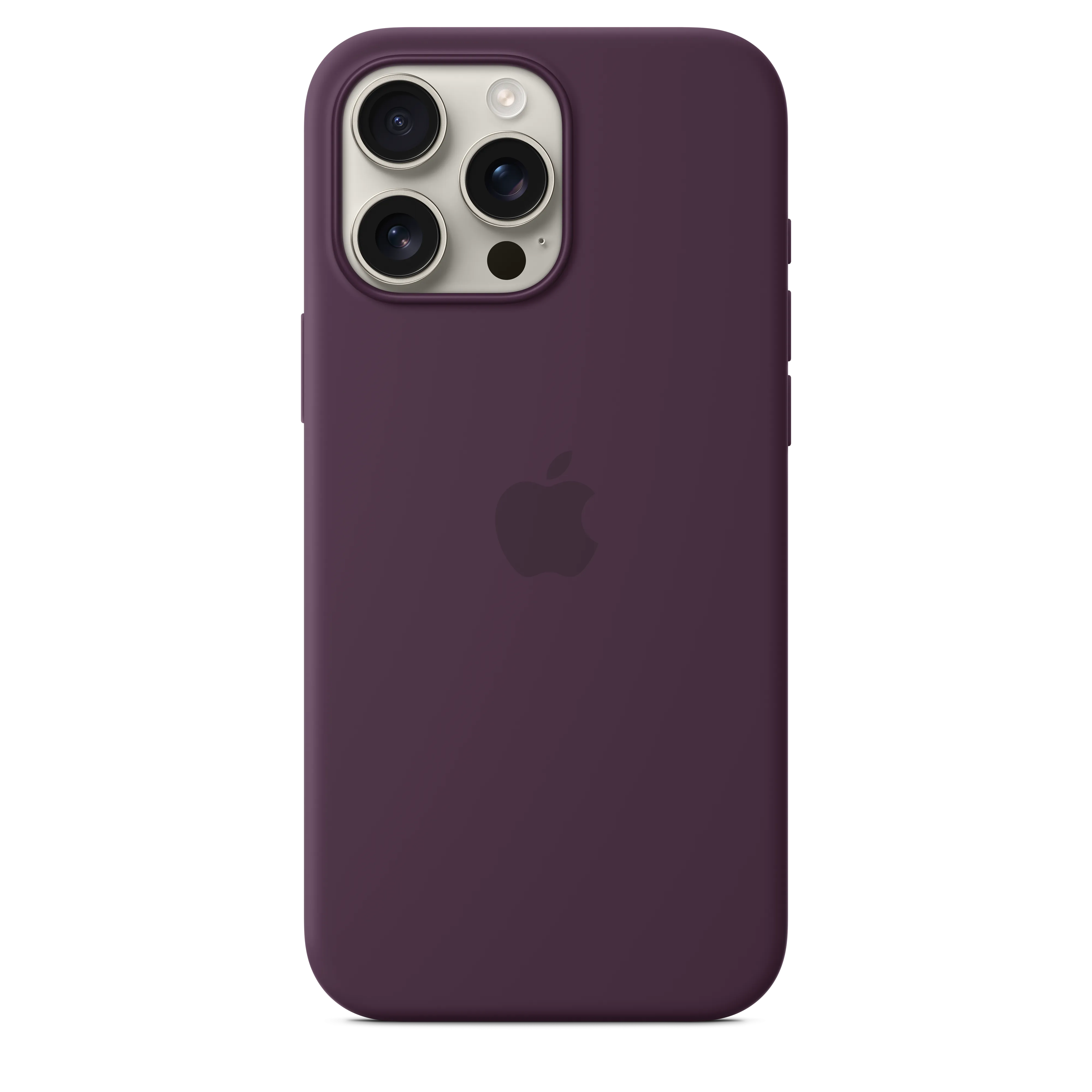 iPhone 16 Pro Max Silicone Case with MagSafe - Plum