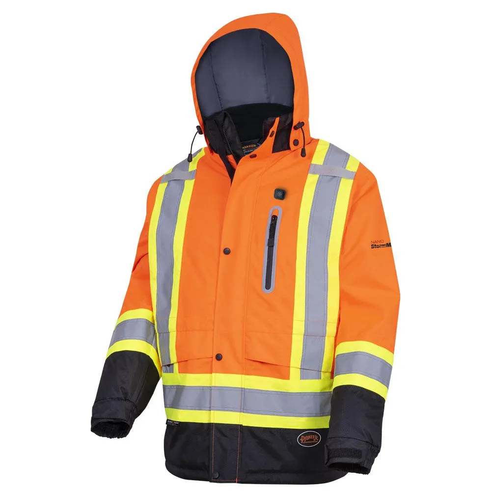 Jacket - Pioneer Hi-Viz Heated Insulated Safety Jacket 5407 / 5408 / 5409