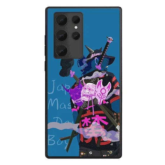 Japanese Mask Demon Boy LED Case for Samsung