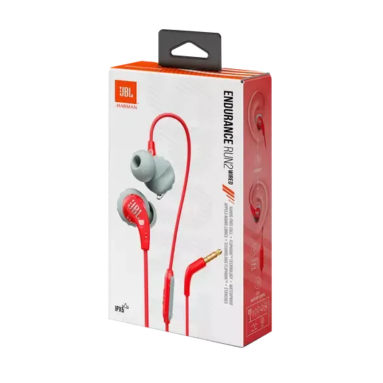 JBL EARPHONE ENDURRUN- Red