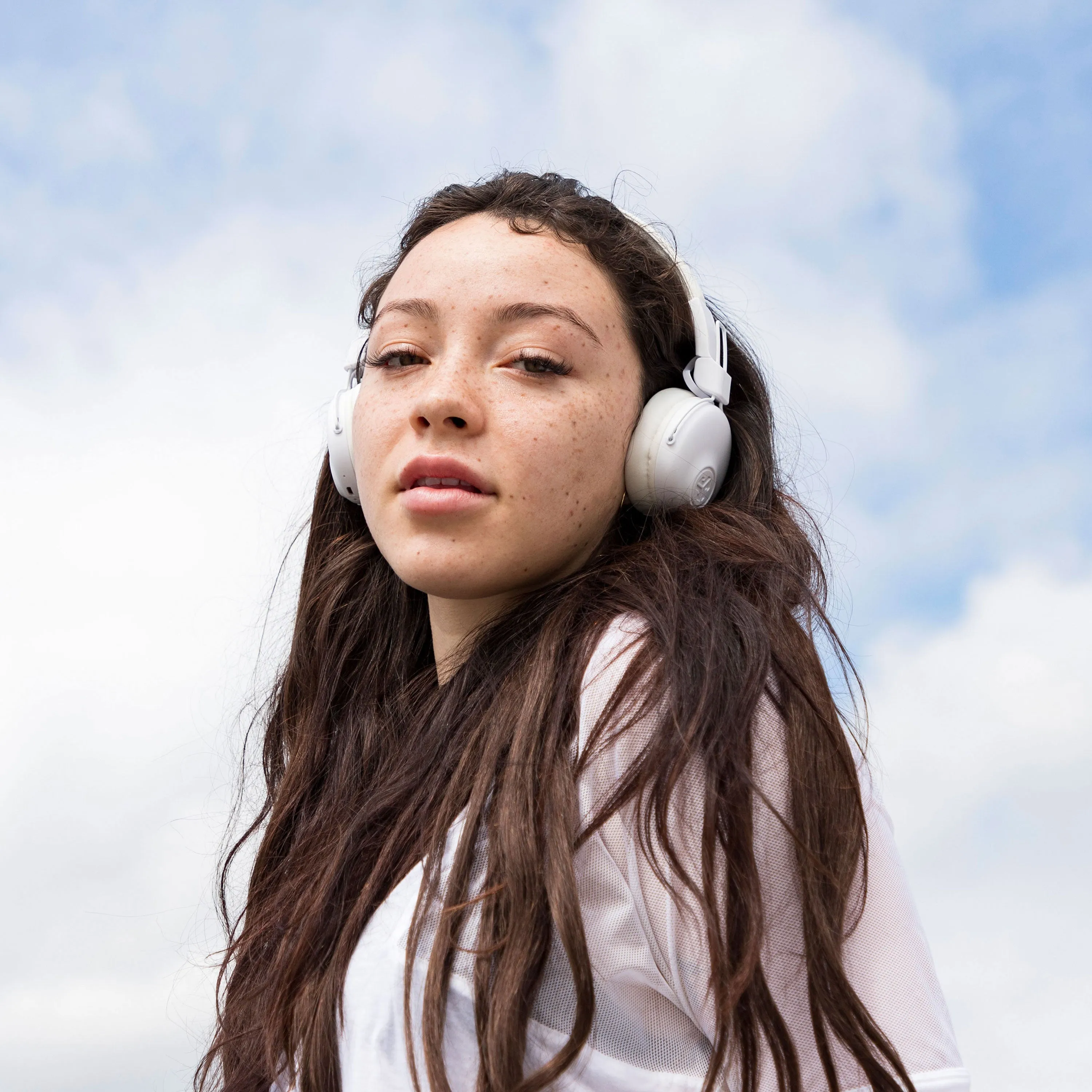 JLab Studio Wireless On-Ear Headphones White