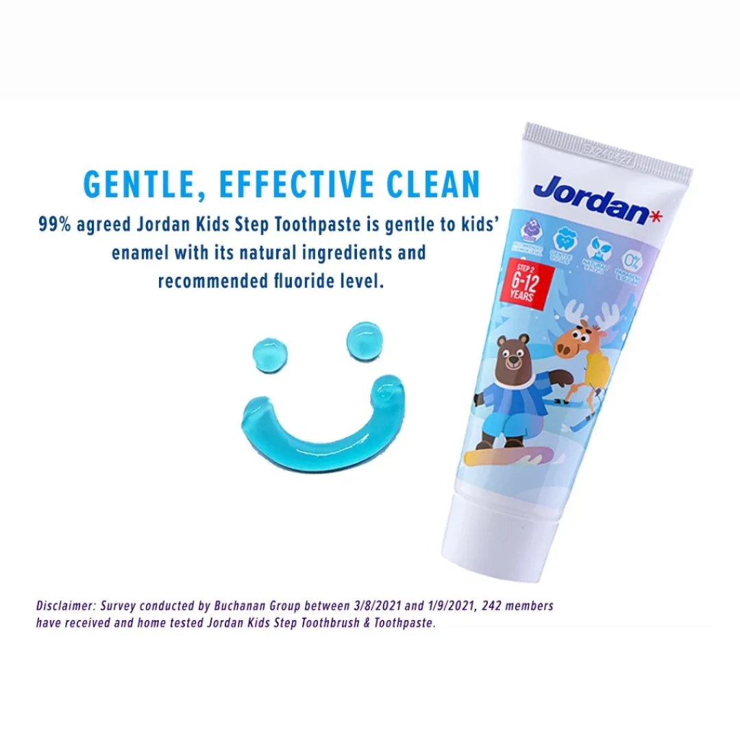 Jordan Kids Toothpaste Step 2 (75g) (6-12yrs)