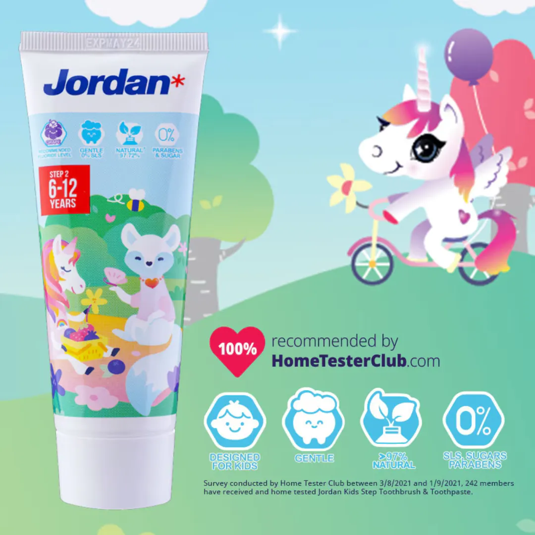 Jordan Kids Toothpaste Step 2 (75g) (6-12yrs)