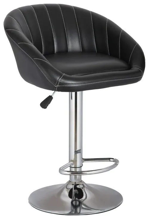 Judith Bar Stool for Kitchen/Office/Bar (Black)