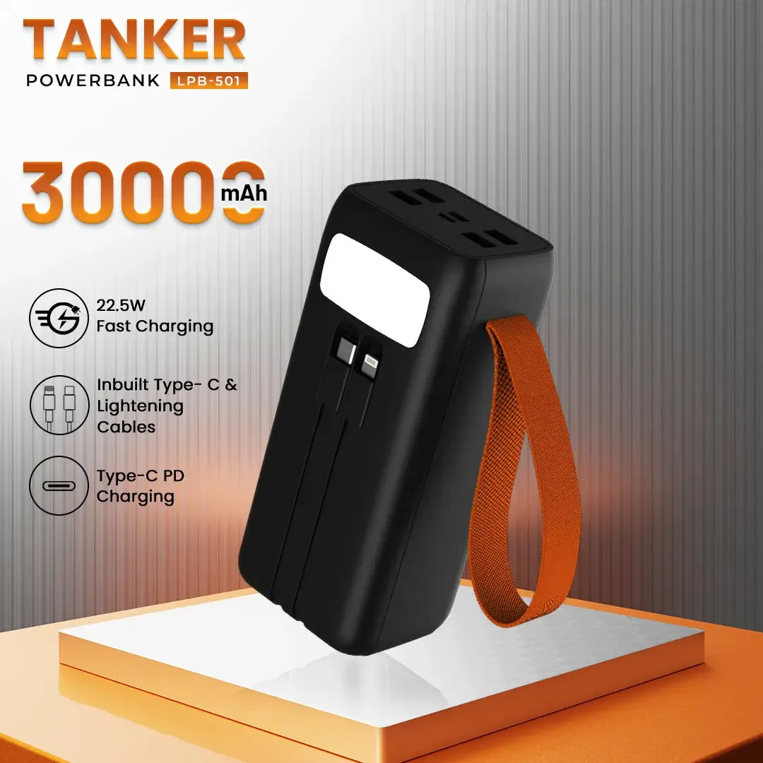 Lapcare TANKER 30000mAh Power Bank (LPB-501)