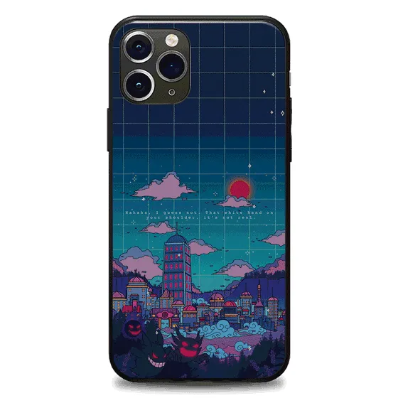 Lavender Town Dark LED Case for iPhone